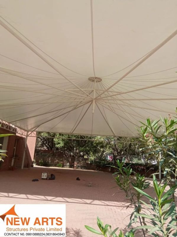 Polyester Plain Garden Tensile Umbrella, for Protection From Sunlight, Raining, Size : Multisizes