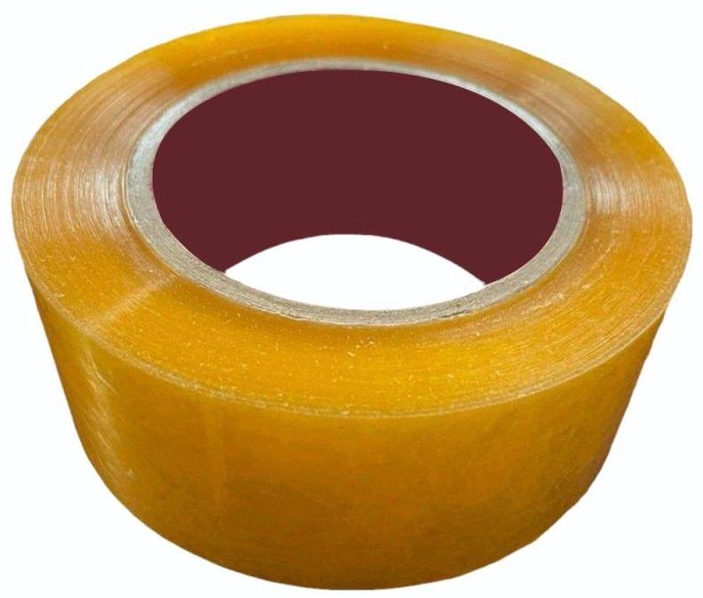 Yellow BOPP Self Adhesive Tape, Packaging Type : Roll
