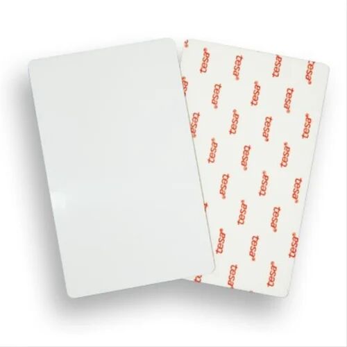 Rectangular Glossy Plain Pvc Sticky Card, Feature : Easy To Carry, Flexible, Heat Resistance, Light Weight