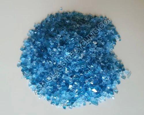 Waste Blue Cullet Glass Scrap, for Recycling Industrial