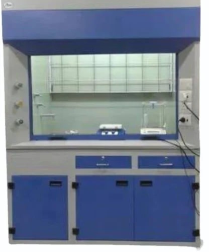 Rectangular Non Polished Stainless Steel Laboratory Fume Hood, Size : Standard