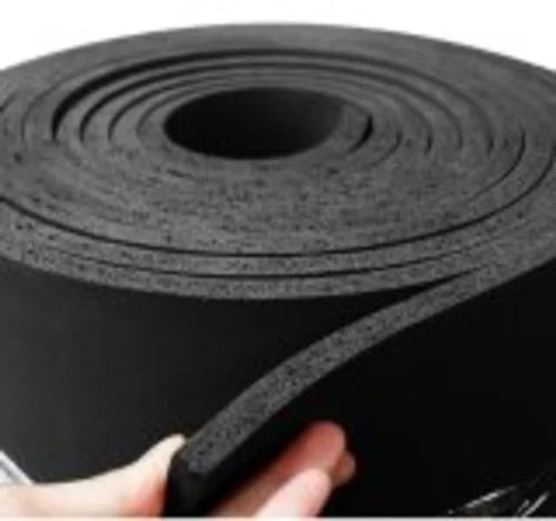 Black Round Rubber Insulation Tubes