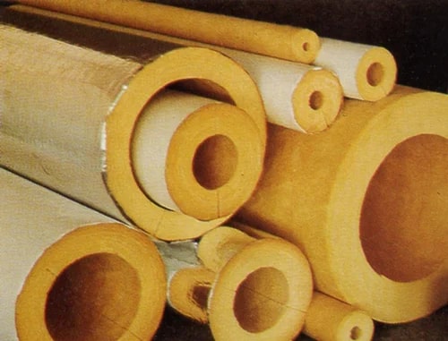 Yellow Round Polished PUF Pipe Sections