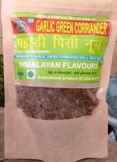 Brown Powder Garlic Green Coriander Pahadi Pisi Noon, for Human Consumption, Feature : Low Sodium