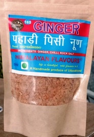 Himalayan Salt Granules Ginger Pahadi Pisi Noon, for Cooking, Human Consumption, Feature : Low Sodium, Purity