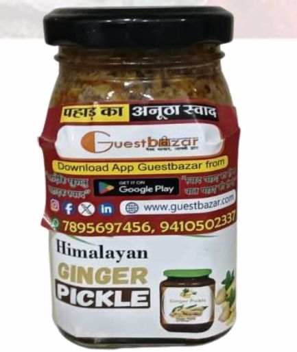 Kasar Organics Himalayan Ginger Pickle, for hu, Taste : Spicy