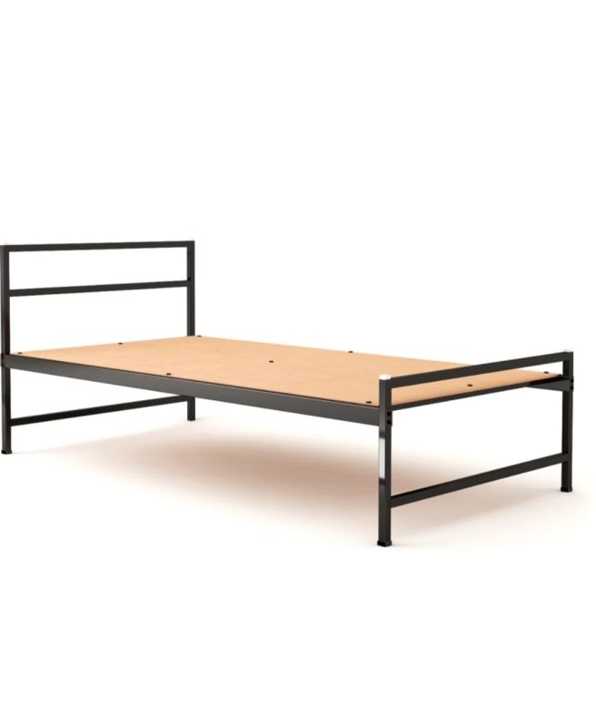 Rectangular Metal Bedroom Single Beds, Size : 4X2.5, 6x3 6x4 6x5 Feet ...