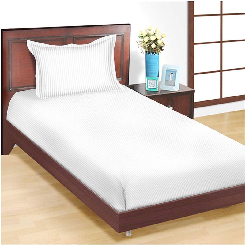 Plain Cotton Single Bed Sheets
