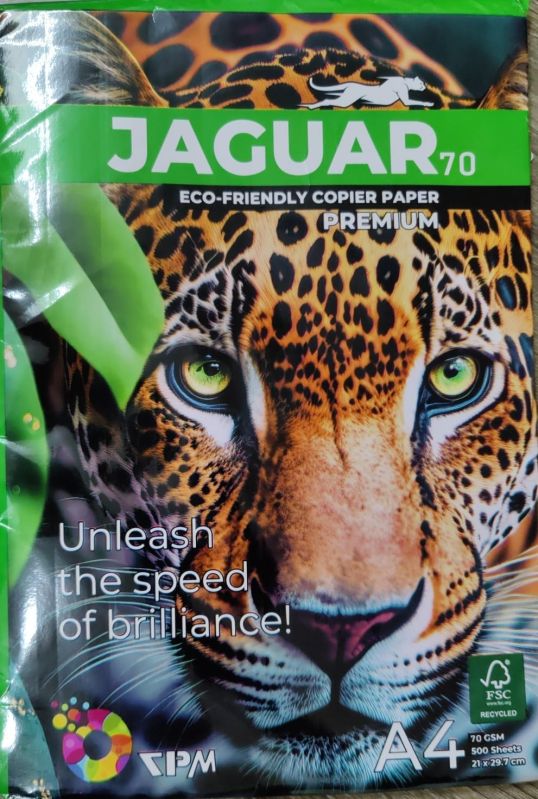 Jaguar A4 Copier Paper, Color : White