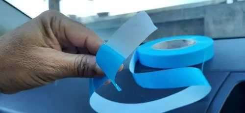Blue Polyimide PPE Kit Tape, Width : 25 mm