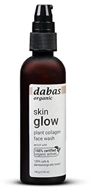 Dabas Organic Skin Glow Plant Collagen Face Wash