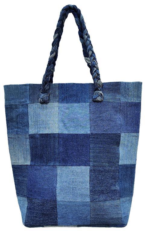 SEI-B-1769 Blue Denim Handmade Bag