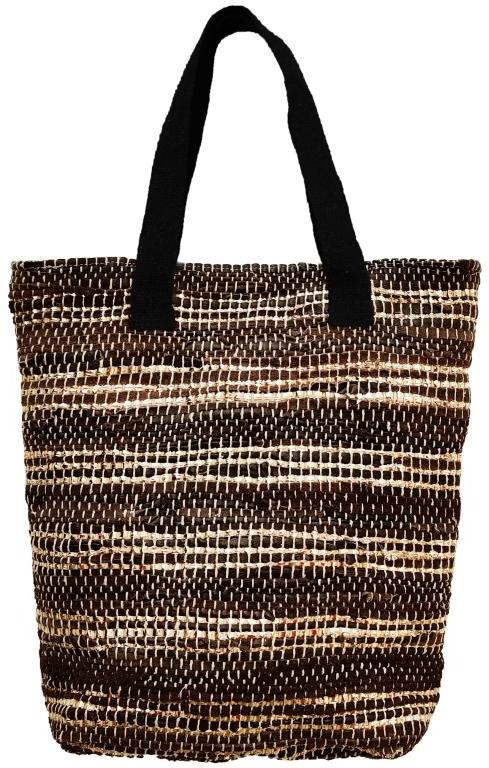 SEI-B-1773 Brown Hand Woven Bag