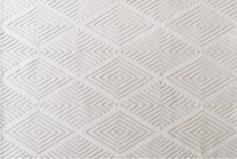 Wool SEI-C-1077 Hand Tufted Rug, Color : Ivory