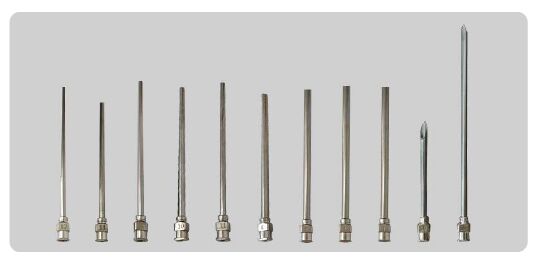 extended thickened needle head