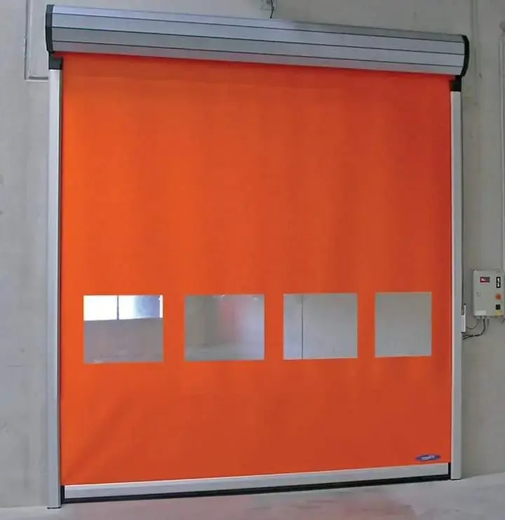 Folding Polished High Speed Door, Size : Customized