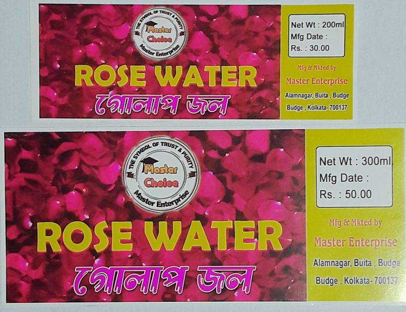 White Liquid Master Choice Rose Water, For Cooking, Fregnence