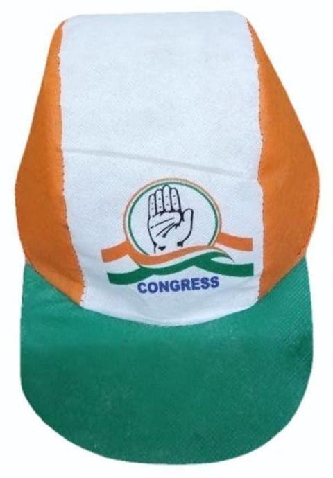 Multicolor Printed Election Cap, For Promotional Use