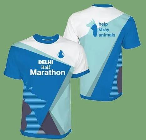 Multicolors Promotional Corporate Marathon T Shirt, Packaging Type : Box