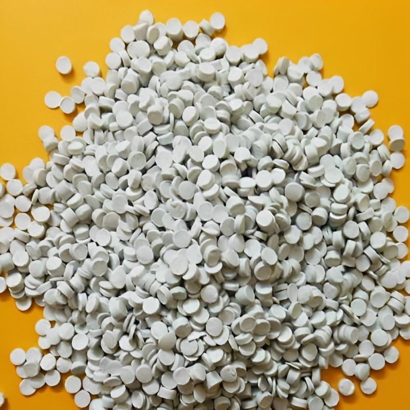 White Recycled Plastic Anti Moisture Granules, For Indusrtial Use