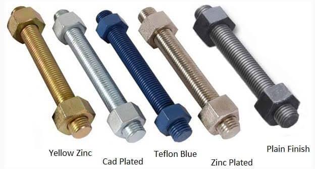 Mild Steel Stud Bolts, For Automobiles, Industrial, Shape : Round