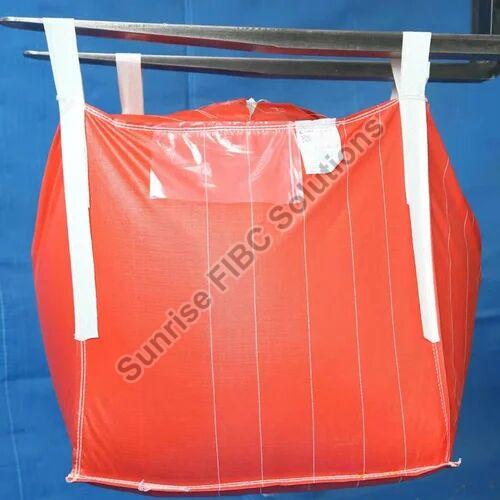 1250kg Polypropylene FIBC Jumbo Bag, Color : Red