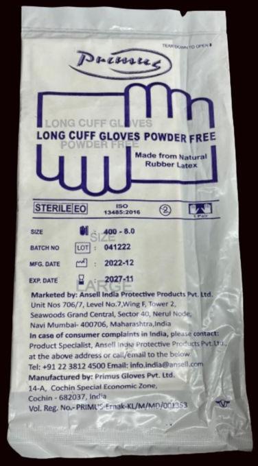 14 Inch Primus Latex Surgical Powder Free Sterile Glove