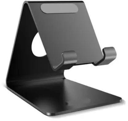 Black Powder Coated Stainless Steel Mobile Stand, Packaging Type : Paper Box