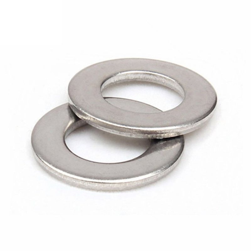 Silver Round Stainless Steel Washers, Feature : High Tensile, High Quality, Corrosion Resistance