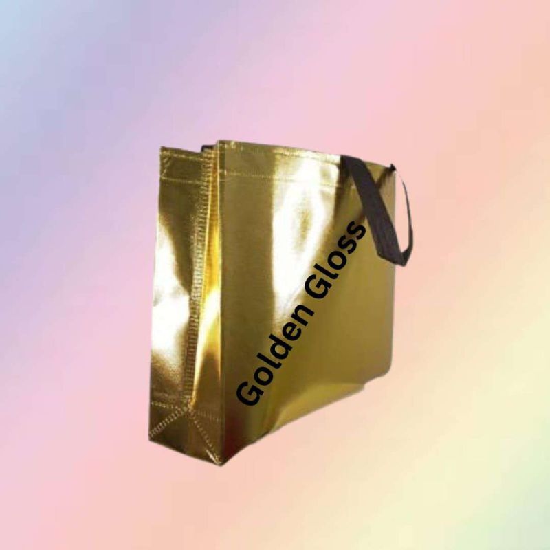 Golden Gloss BOPP Box Bag, Handle Type : Loop Handles