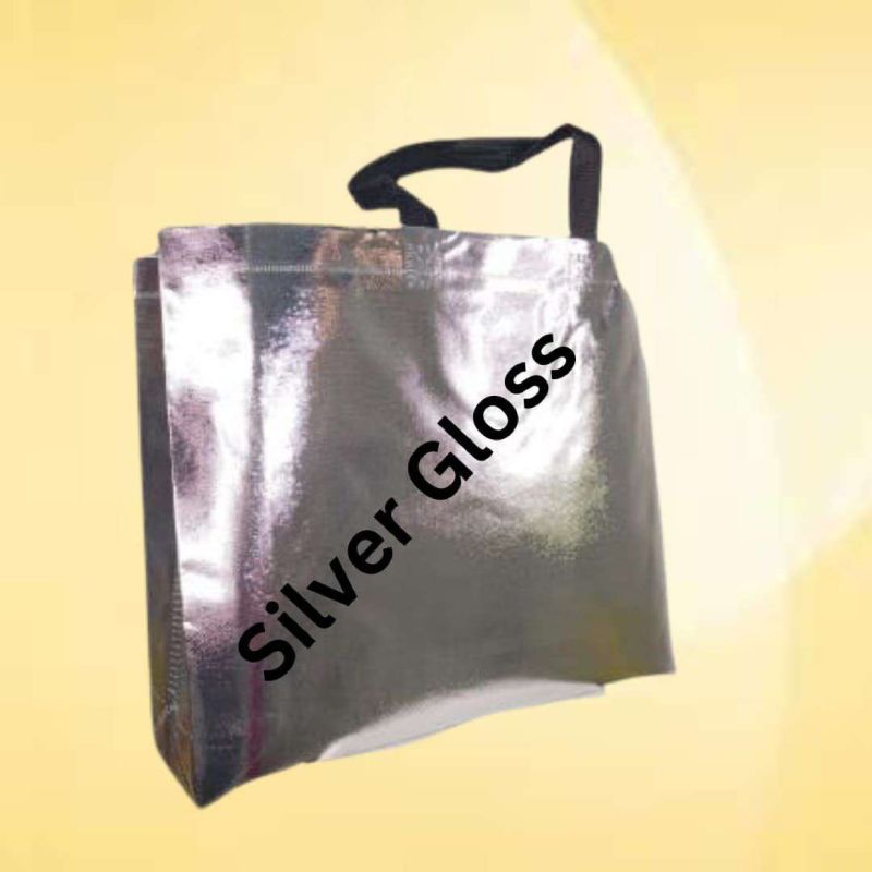 Silver Gloss BOPP Box Bag, Handle Type : Loop Handles