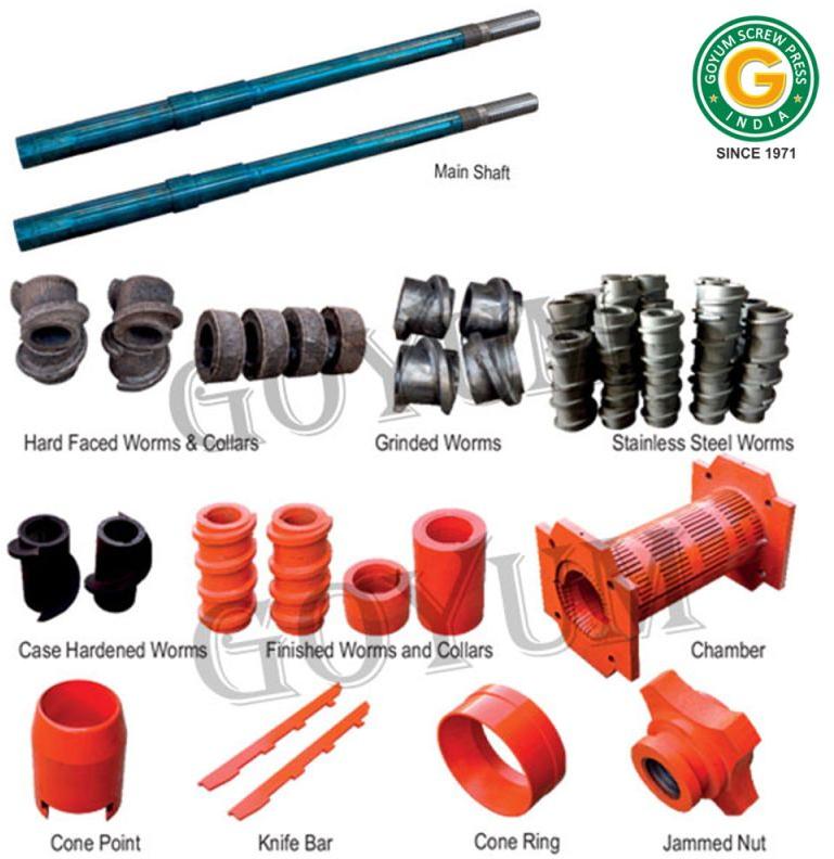Palm Kernel and Oil Expeller Spare Parts
