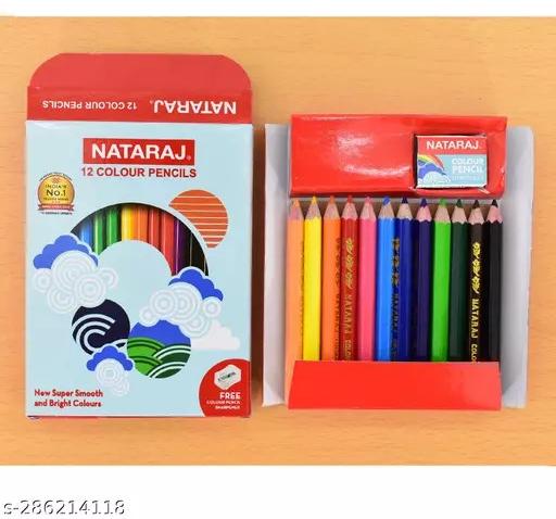 Multicolor Nataraj Clour Pencils, for Drawing, Writing, Feature : Easy Grip, Easy To Sharp, Fine Finished