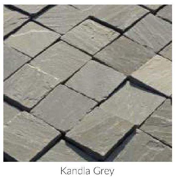Polished Plain Kandla Grey Stone Cobbles, for Floor, Feature : Attractive Look, Durable, Fine Finish