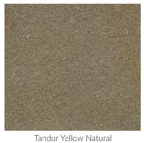 Tandur Yellow Natural Limestone Tile, for Bathroom, Kitchen, Wall, Size : 200x200mm, 300x300mm, 400x400mm