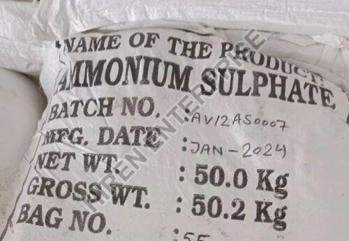 White Ammonium Sulphate Powder, Packaging Type : Loose