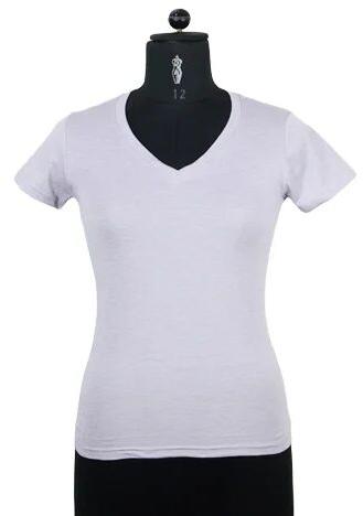 Cotton Girls Plain T-Shirt, Feature : Anti-Wrinkle, Anti-Shrink