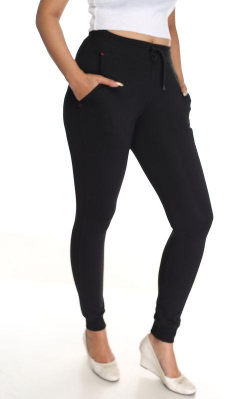 Plain Ladies Lycra Joggers, Speciality : Breathable, Anti-Wrinkle, Anti-Shrink