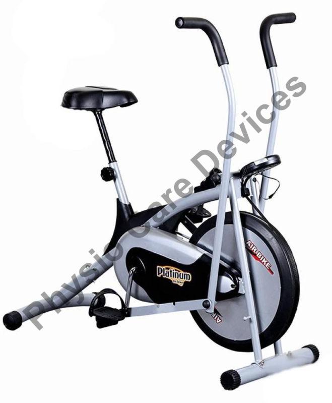 Black Metal Air platinum Exercise Bike, for Gym Use, Certification : CE Certified