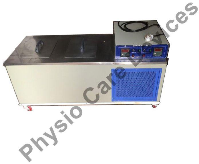 Grey 220V Electric Coated metal Contrast Bath therapy, Automation Grade : Semi-automatic