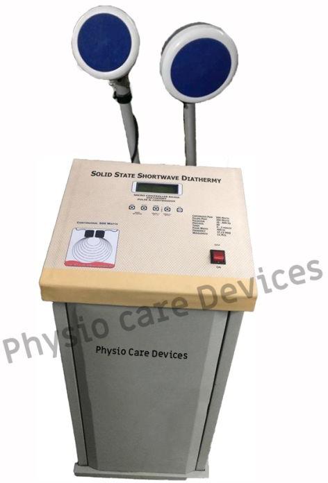 Lcd Solid state Diathermy continuous & pulse 500 watt with disk electrode with Pre-Program