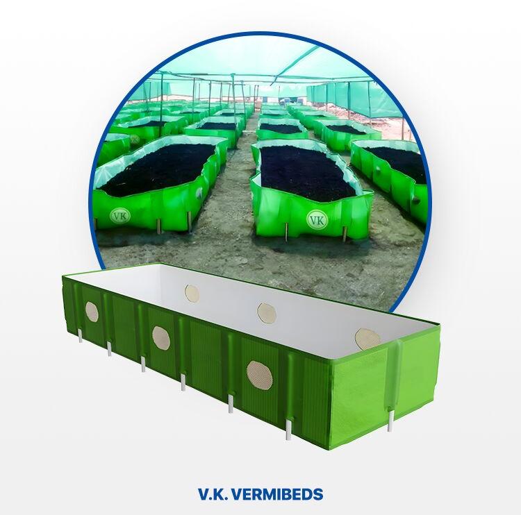 HDPE Vermi Bed, Color : Green, Green