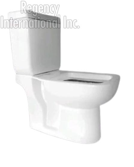 White Ceramic Floor Mounted Toilet Seat, for Home, Hotel Etc