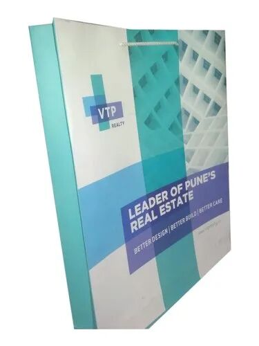 Printed Real Estate Paper Bag, Color : Multicolor