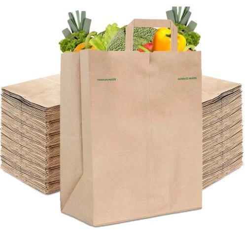 Plain Shopping Paper Bag, Handle Type : Loop Handle