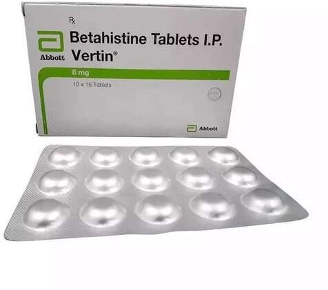 Vertin 8mg Tablet