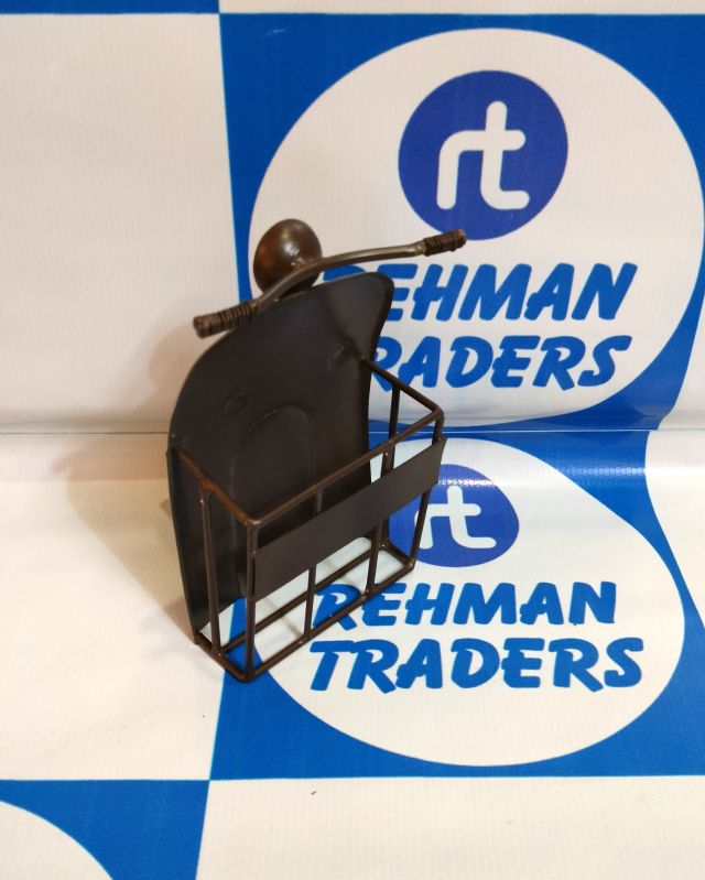 Black Rehman Traders Metal Napkin Holder, For Restaurant
