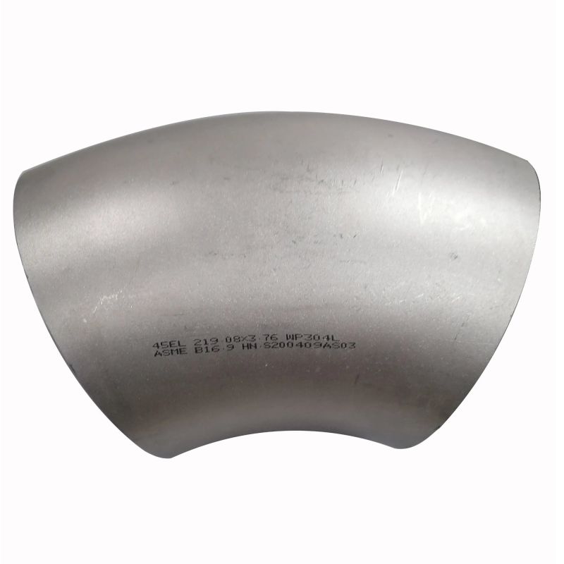 Round Stainless Steel 45 Degree Elbow, for Pipe Fittings, Size : Standard