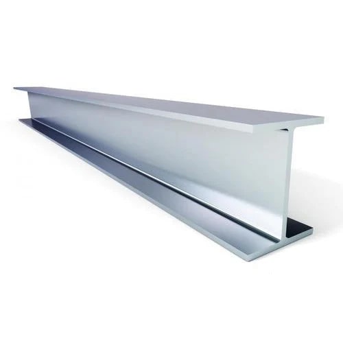 Grey Polished Stainless Steel Beams, for Construction, Shape : Rectangle