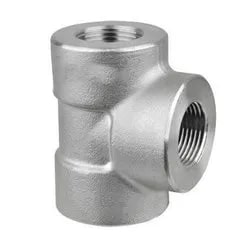 Grey Stainless Steel Forged Tee, for Pipe Fitting, Size : Standard